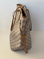 Load image into Gallery viewer, Louis Vuitton Neverfull MM Damier Azur Canvas
