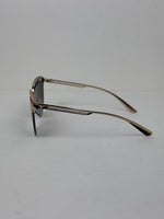 Load image into Gallery viewer, Bvlgari Serpenti Striped Cat-Eye Metal Sunglasses in Pale Gold and Black
