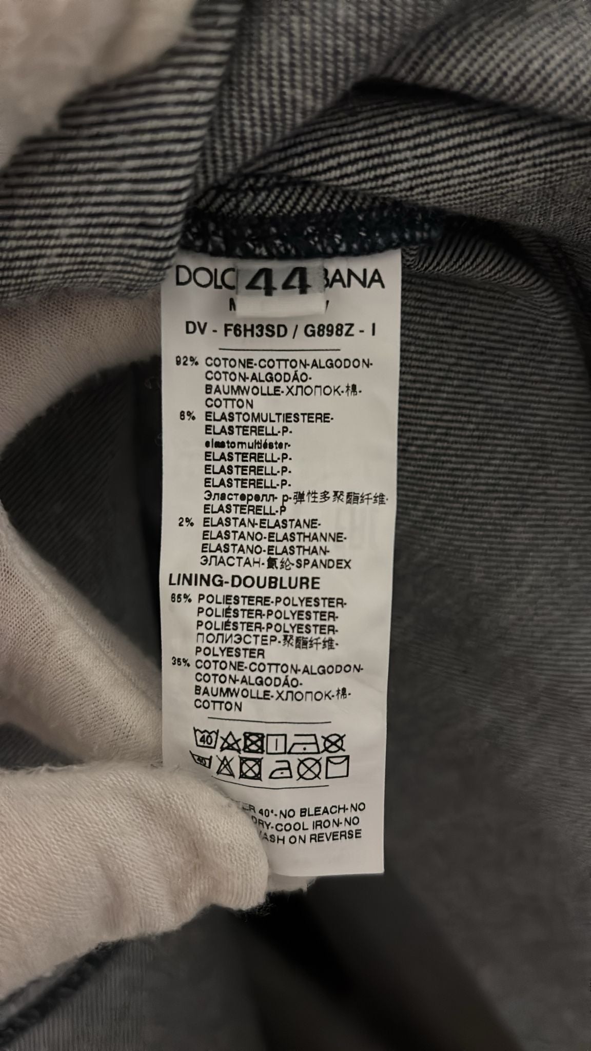 Dolce & Gabbana denim dress - 12 UK