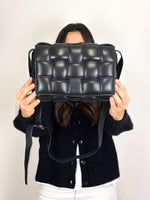 Load image into Gallery viewer, Bottega Veneta Padded Cassette Bag Intrecciato Lambskin Leather Black
