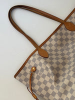 Load image into Gallery viewer, Louis Vuitton Neverfull MM Damier Azur Canvas
