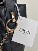 Load image into Gallery viewer, Dior Small Toujours Vertical Black Bag Cannage Calfskin

