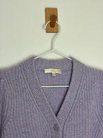 Load image into Gallery viewer, LoveShackFancy "Giana" Lavender Cropped Cardigan - M
