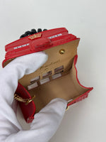 Load image into Gallery viewer, Delvaux Les Miniatures Belgitude London Charm Box Calf Red
