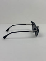 Load image into Gallery viewer, Fendi Iridia Crystal-Embellished Cat-Eye Acetate Sunglasses in Navy Blue
