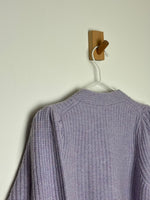 Load image into Gallery viewer, LoveShackFancy "Giana" Lavender Cropped Cardigan - M
