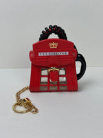 Load image into Gallery viewer, Delvaux Les Miniatures Belgitude London Charm Box Calf Red
