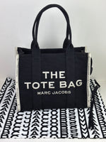 Load image into Gallery viewer, Marc Jacobs The Tote Bag Medium Canvas Black
