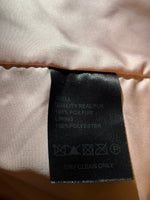 Load image into Gallery viewer, Popski London Pink Fur Chevron Jacket - M
