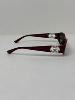 Load image into Gallery viewer, Gucci Oval Interlocking G Sunglasses Burgundy Acetate
