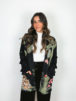 Load image into Gallery viewer, Hayley Menzies Tiger &amp; Sun Paradise Cotton Jacquard Duster - M
