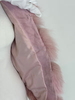 Load image into Gallery viewer, Popski London Pink Fur Chevron Jacket - M
