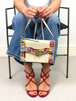 Load image into Gallery viewer, Jimmy Choo Lancer Patent Leather Strappy Sandals in Red - 5 UK
