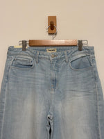 Load image into Gallery viewer, L'AGENCE Tally high-rise cropped wide leg light blue jeans - 12 UK
