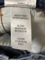 Load image into Gallery viewer, Citizens of Humanity Beverly high-rise wide leg mini blue jeans - 14 UK
