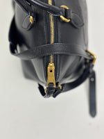 Load image into Gallery viewer, Prada Glacé Calf Leather Borsa A Mano Nero Black Satchel Bag
