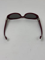 Load image into Gallery viewer, Gucci Oval Interlocking G Sunglasses Burgundy Acetate
