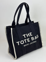 Load image into Gallery viewer, Marc Jacobs The Tote Bag Medium Canvas Black
