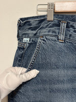 Load image into Gallery viewer, Citizens of Humanity Beverly high-rise wide leg mini blue jeans - 14 UK
