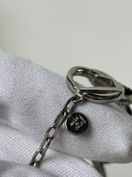Load image into Gallery viewer, Fendi O’Lock Bracelet Crystal Silver - Tone Metal Bangle
