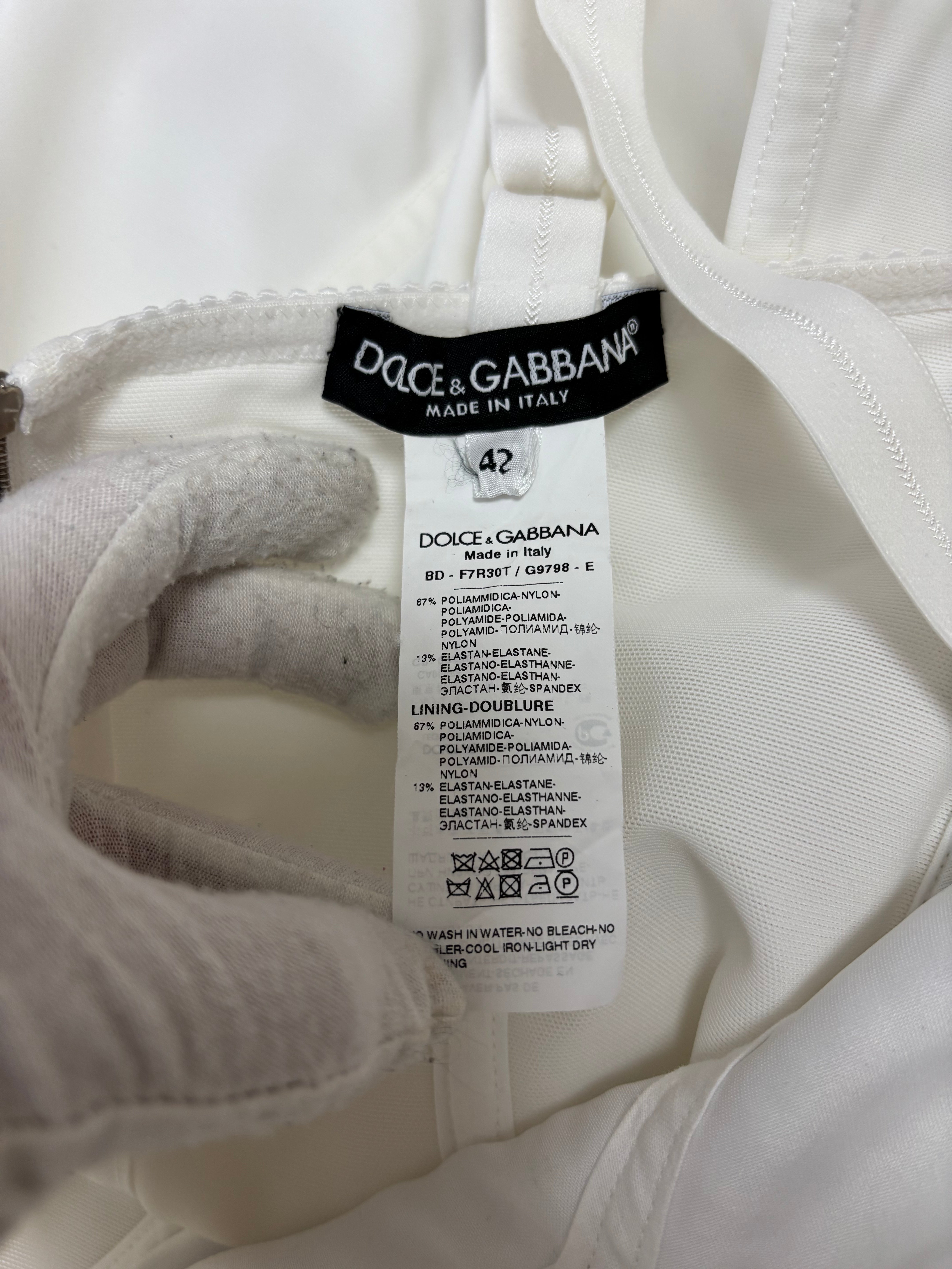 Dolce & Gabbana white bodysuit - 10 UK