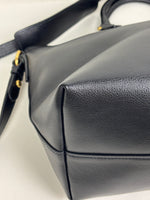 Load image into Gallery viewer, Prada Glacé Calf Leather Borsa A Mano Nero Black Satchel Bag
