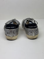 Load image into Gallery viewer, Golden Goose Super-Star Glitter Leather Sneakers Silver Pink Star - 5 UK
