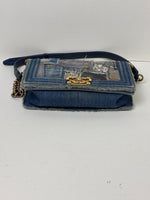 Load image into Gallery viewer, Chanel Medium Boy Bag Denim Patchwork Blue
