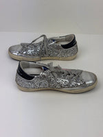 Load image into Gallery viewer, Golden Goose Super-Star Glitter Leather Sneakers Silver Pink Star - 5 UK
