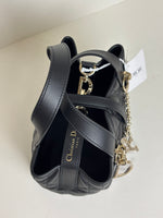 Load image into Gallery viewer, Dior Small Toujours Vertical Black Bag Cannage Calfskin
