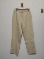 Load image into Gallery viewer, Louis Vuitton monogram embossed cream jogging trousers - S
