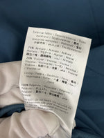 Load image into Gallery viewer, RED Valentino Smocked Puff-Sleeve Midi Dress in Petrol Blue Acetate-Viscose - 10 UK
