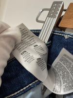 Load image into Gallery viewer, MOTHER The Hustler high-rise ankle fray blue jeans - 10 UK
