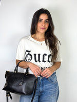 Load image into Gallery viewer, Gucci Internaive XXV Gothic Logo Cotton Jersey T-Shirt Off-White - S
