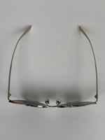Load image into Gallery viewer, Bvlgari Serpenti Striped Cat-Eye Metal Sunglasses in Pale Gold and Black
