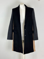 Load image into Gallery viewer, French Connection Platform Felt Colour Block Coat - 10 UK
