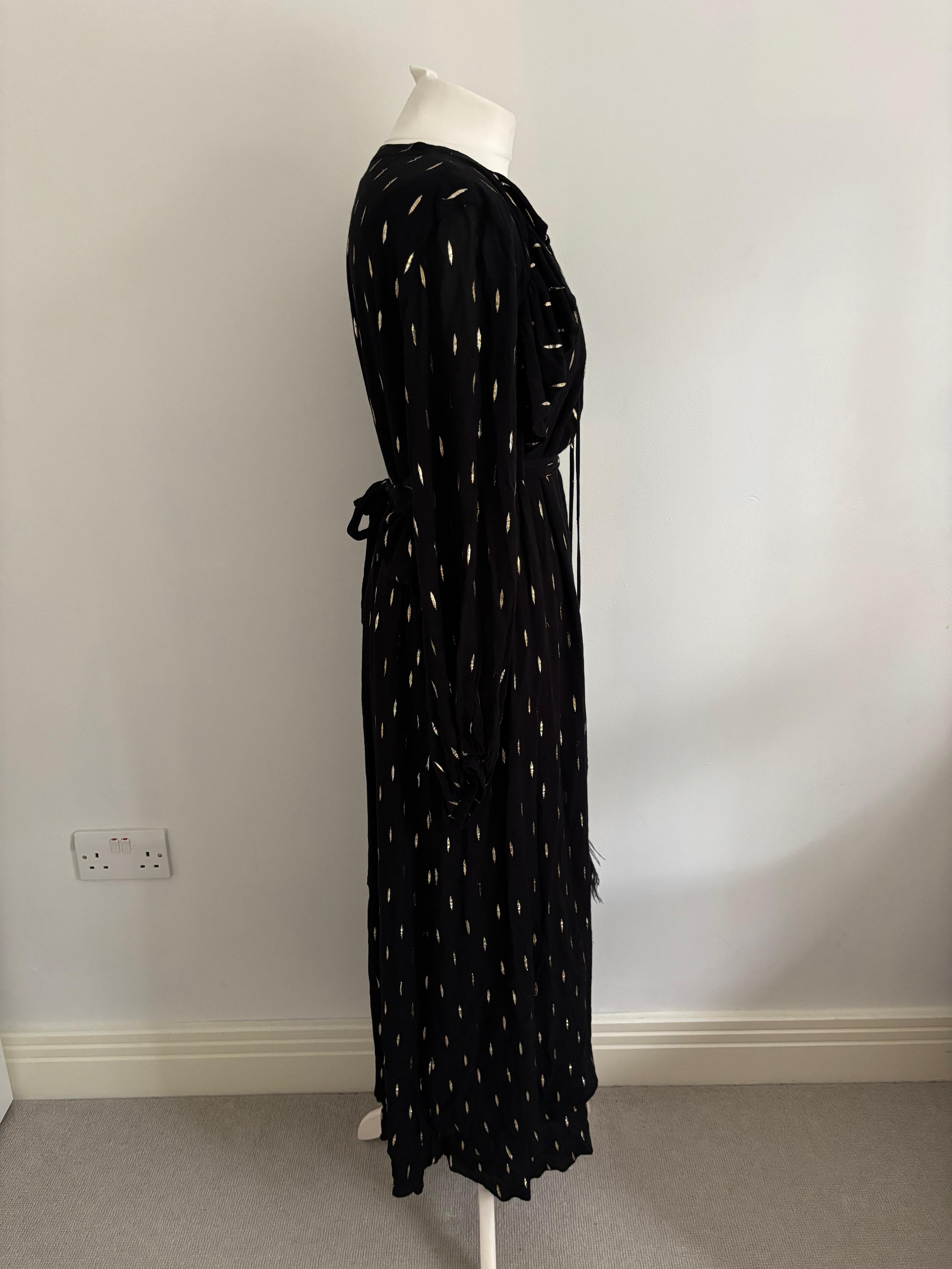 TIG black maxi dress - S