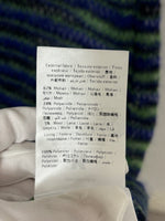 Load image into Gallery viewer, Missoni Mohair-Blend Striped Mock Neck Midi Dress in Navy and Forest Green - S
