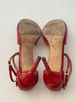 Load image into Gallery viewer, Jimmy Choo Lancer Patent Leather Strappy Sandals in Red - 5 UK
