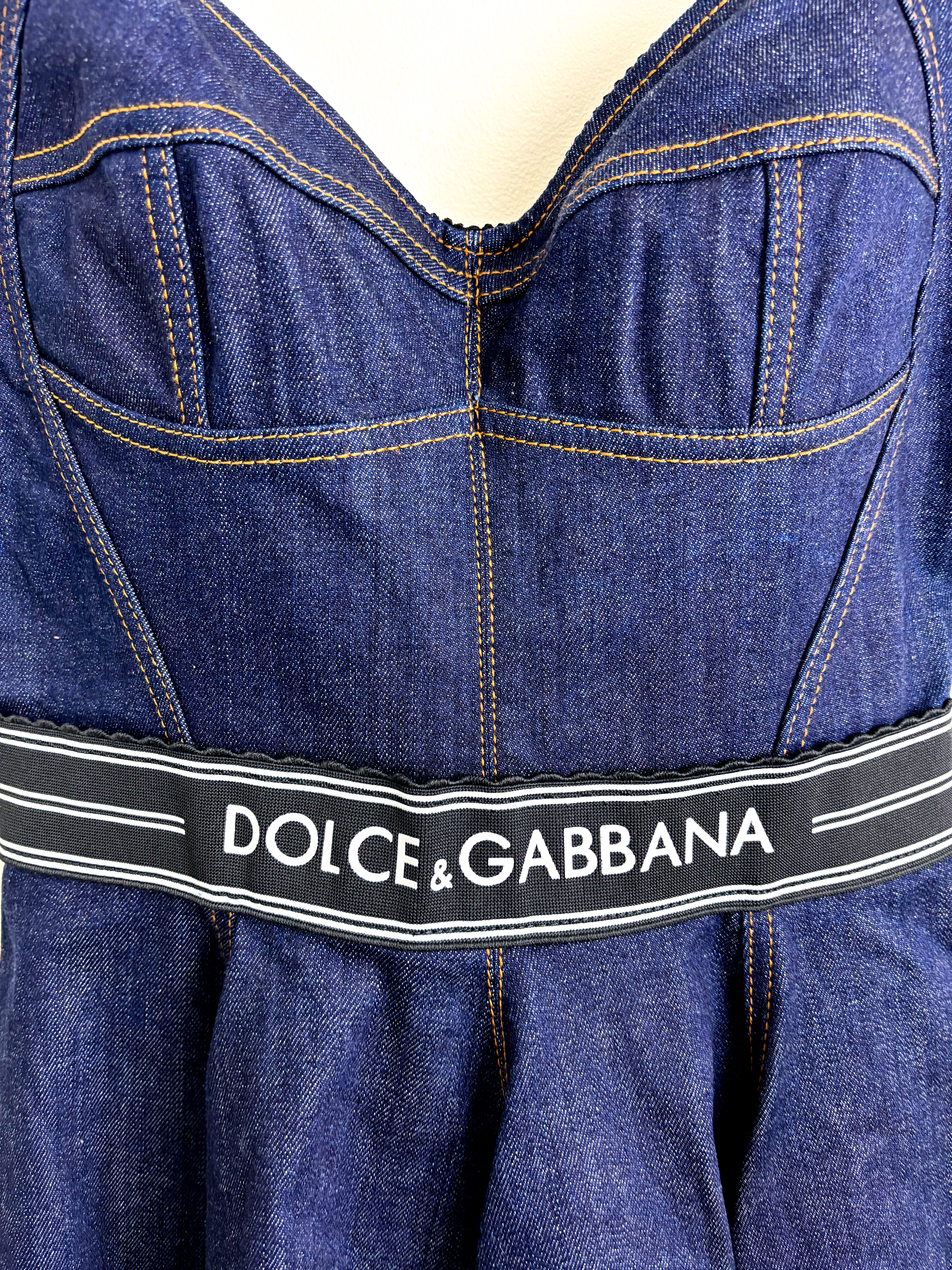 Dolce & Gabbana denim dress - 12 UK