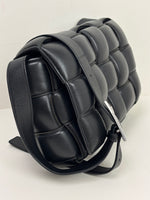 Load image into Gallery viewer, Bottega Veneta Padded Cassette Bag Intrecciato Lambskin Leather Black

