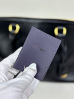Load image into Gallery viewer, Prada Glacé Calf Leather Borsa A Mano Nero Black Satchel Bag
