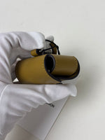 Load image into Gallery viewer, Yves Salomon Leather AirPods Case Olive Green with Lanyard
