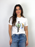 Load image into Gallery viewer, Christian Dior "C'est Non" Illustration Graphic T-Shirt Cotton Linen White - S
