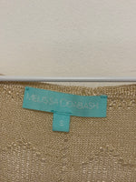 Load image into Gallery viewer, Melissa Odabash "Kirsty" Lurex Knit Maxi Dress - Gold/Champagne Rayon Blend - S
