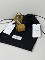 Load image into Gallery viewer, Yves Salomon Leather AirPods Case Olive Green with Lanyard
