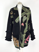 Load image into Gallery viewer, Hayley Menzies Tiger &amp; Sun Paradise Cotton Jacquard Duster - M
