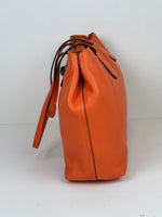 Load image into Gallery viewer, Longchamp Roseau Essential Tote Grained Leather Orange
