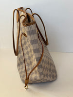 Load image into Gallery viewer, Louis Vuitton Neverfull MM Damier Azur Canvas
