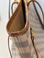 Load image into Gallery viewer, Louis Vuitton Neverfull MM Damier Azur Canvas
